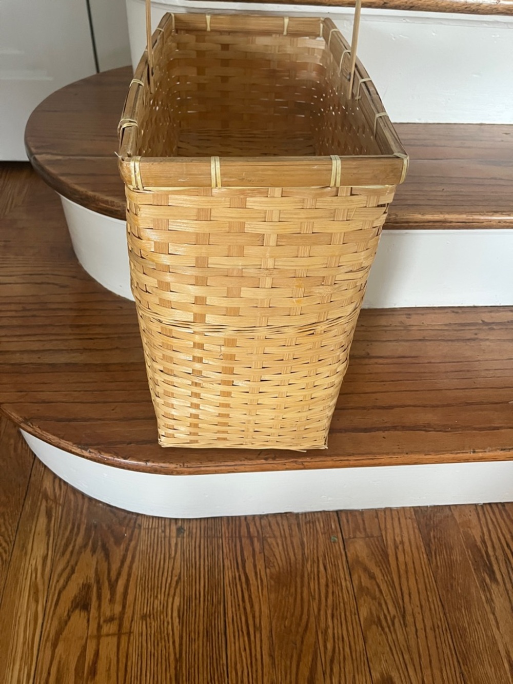Woven Rattan Stair Basket - Picture 3 of 6